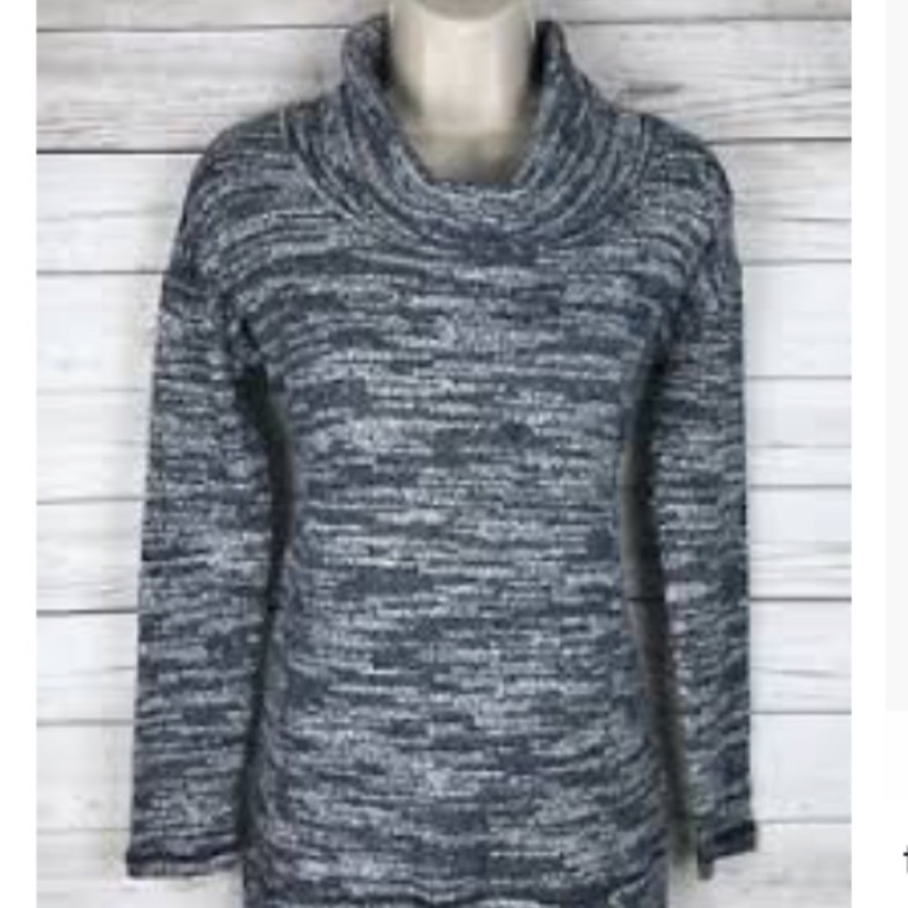 Aerie American Eagle Cowl Neck Fleece Sweater